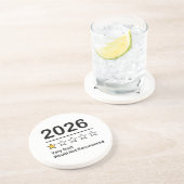 2026年ワンスター評価 とても悪い年 コースター (側面)
