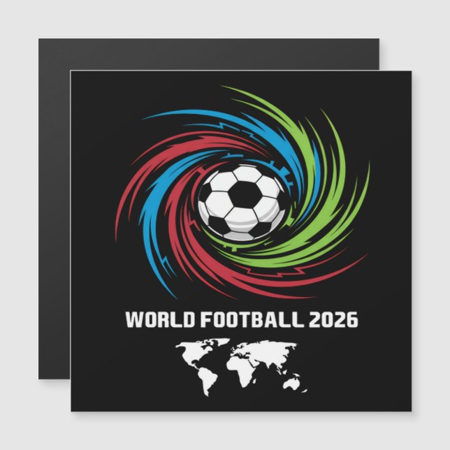 2026年ワールドカップ サッカーボール (正面/裏面)