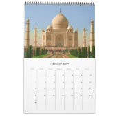 2026年ワールドランドマーク カレンダー (2月 2027)