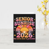 2026年上級生の朝 ボホ・カラフルな高校 カード (黄色い花)