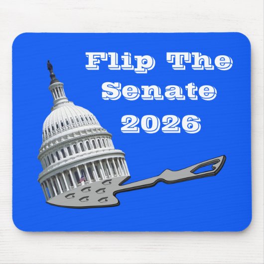 2026年上院を民主党に マウスパッド (正面)