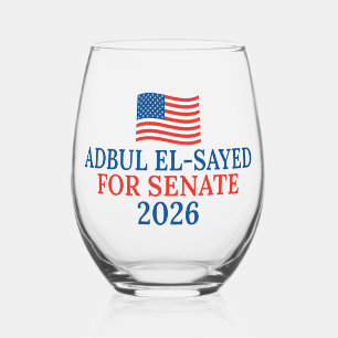 2026年上院議員選挙 アブドゥル・エル=サイード ステムなしワイングラス