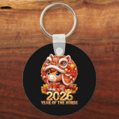 2026年丙午 馬年 キーホルダー (正面)