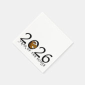 2026年中国のの新春 スタンダードカクテルナプキン (角)