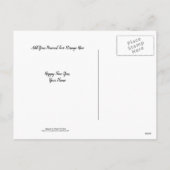 2026年中国の旧正月フェスティバル シーズンポストカード (裏面)