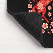 2026年中国の月の新しい馬の幸せな新年 マウスパッド (コーナー)