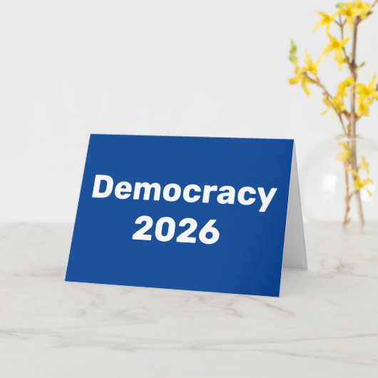 2026年中期選挙 カード (黄色い花)