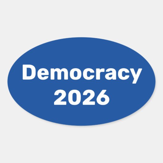 2026年中期選挙 楕円形シール (正面)