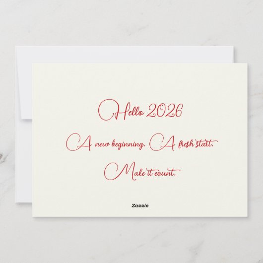 2026年中華民国新年 シーズンカード (裏面)