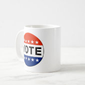 2026年中間選挙で投票しよう コーヒーマグカップ (正面左)
