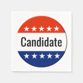 2026年中間選挙の採決 スタンダードカクテルナプキン (正面)