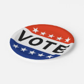 2026年中間選挙の採決 ペーパープレート (アングル)