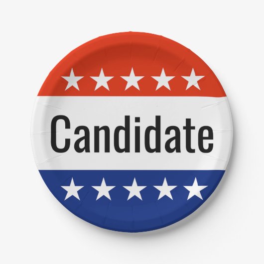 2026年中間選挙の採決 ペーパープレート (正面)