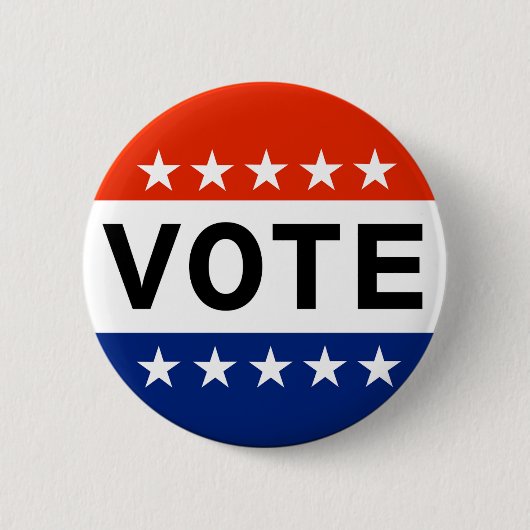 2026年中間選挙の採決 缶バッジ (正面)