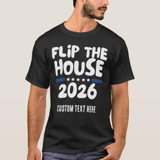 2026年中間選挙を変える オリジナルデザイン Tシャツ (正面)