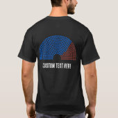 2026年中間選挙を変える オリジナルデザイン Tシャツ (裏面)