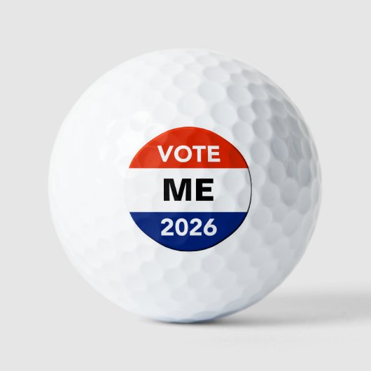 2026年中間選挙キャンペーンポスター ゴルフボール (正面)