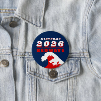 2026年中間選挙 レッドウェーブ 缶バッジ