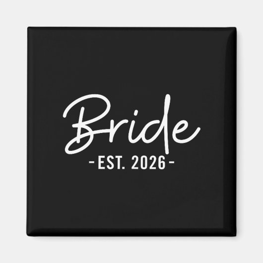 2026年予定の花嫁 将来の妻 結婚する人 マグネット (正面)