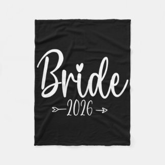 2026年予想の花嫁 ウェディング ブライダルパーティー バチェロレッテB フリースブランケット