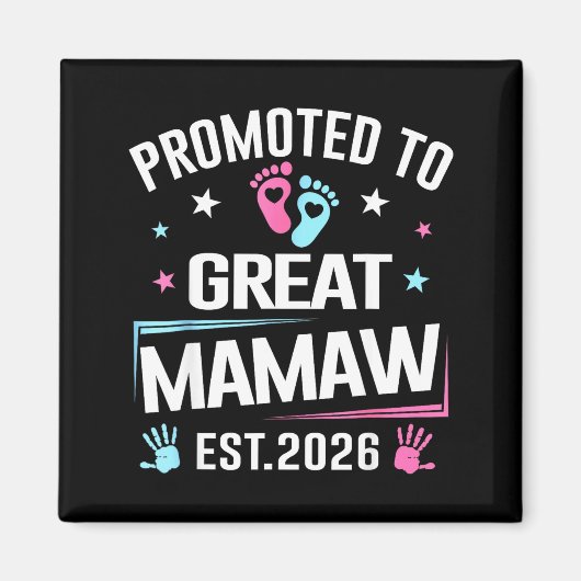 2026年予想 大ばばに昇格妊娠発表 マグネット (正面)