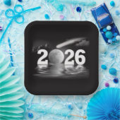 2026年元月彗星 ペーパープレート (パーティー)