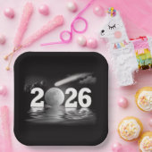 2026年元月彗星 ペーパープレート (パーティー)