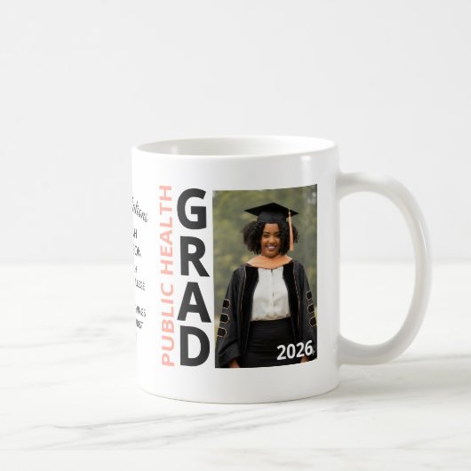 2026年公衆衛生大学院卒記念写真ギフト コーヒーマグカップ (右)