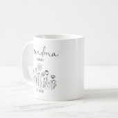 2026年再びおばあちゃんに昇格 野の花 コーヒーマグカップ (正面左)