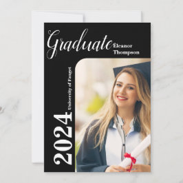 2026年写真卒業モダン招待状のクラス 招待状