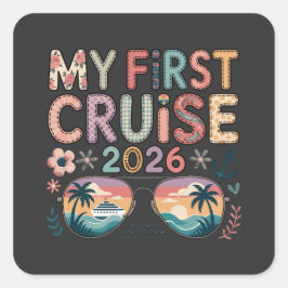 2026年初めてのクルーズ旅行ギフト スクエアシール