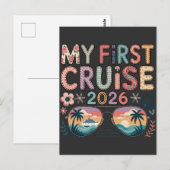 2026年初めてのクルーズ旅行ギフト ポストカード (正面/裏面)