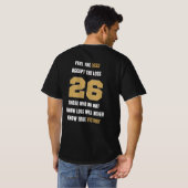 2026年勝利アスレチックゴールドTシャツ 名前入り Tシャツ (裏面フル)