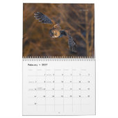 2026年北米の猛禽類の鳥の写真カレンダー カレンダー (2月 2027)