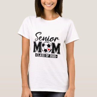 2026年卒サッカーママの卒業 Senior Mom Cl Tシャツ