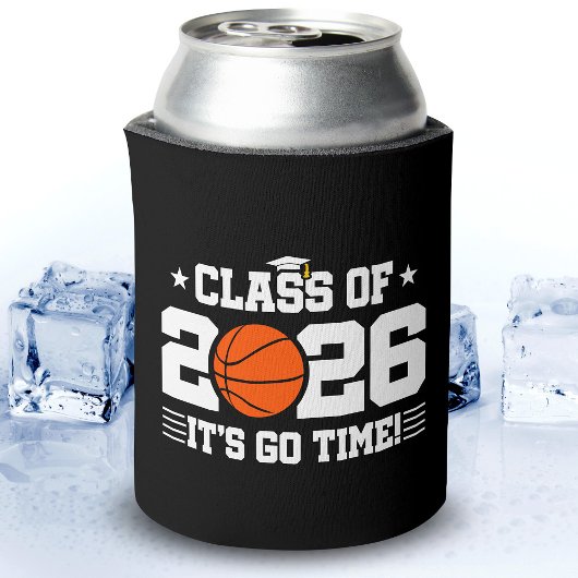2026年卒バスケットボール卒業式 It's Go Time 缶クーラー