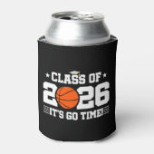 2026年卒バスケットボール卒業式 It's Go Time 缶クーラー (缶正面)