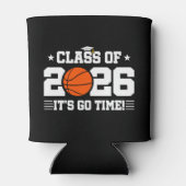2026年卒バスケットボール卒業式 It's Go Time 缶クーラー (裏面)