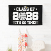 2026年卒バレーボール卒業おめでとう It's Go Time 横断幕 (インサイチュ)