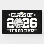 2026年卒バレーボール卒業おめでとう It's Go Time 横断幕 (横)