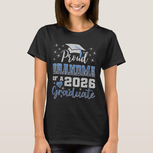 2026年卒業おばあちゃん Tシャツ (正面)