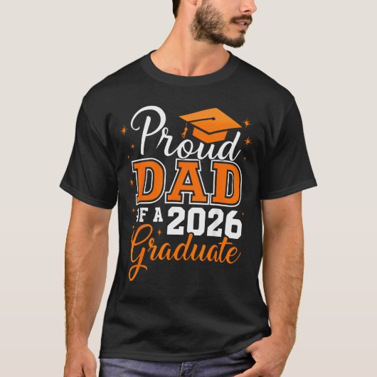 2026年卒業おめでとうパパ Tシャツ (正面)