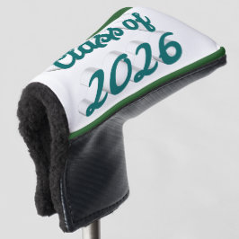2026年卒業おめでとう グリーン筆記体 ゴルフヘッドカバー