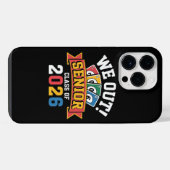 2026年卒業おめでとう シニアクラス iPhoneケース (裏面横)