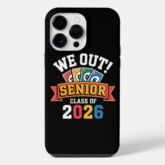 2026年卒業おめでとう シニアクラス iPhoneケース (裏面)
