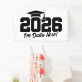 2026年卒業おめでとう 出ていきます!卒業名言 横断幕 (インサイチュ)