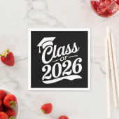 2026年卒業おめでとう 卒業式 卒業者 スタンダードカクテルナプキン (インサイチュ)