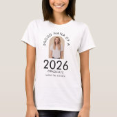 2026年卒業おめでとう!自慢のナナ Tシャツ (正面)