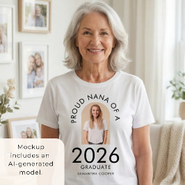 2026年卒業おめでとう!自慢のナナ Tシャツ