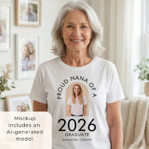 2026年卒業おめでとう！自慢のナナ Tシャツ